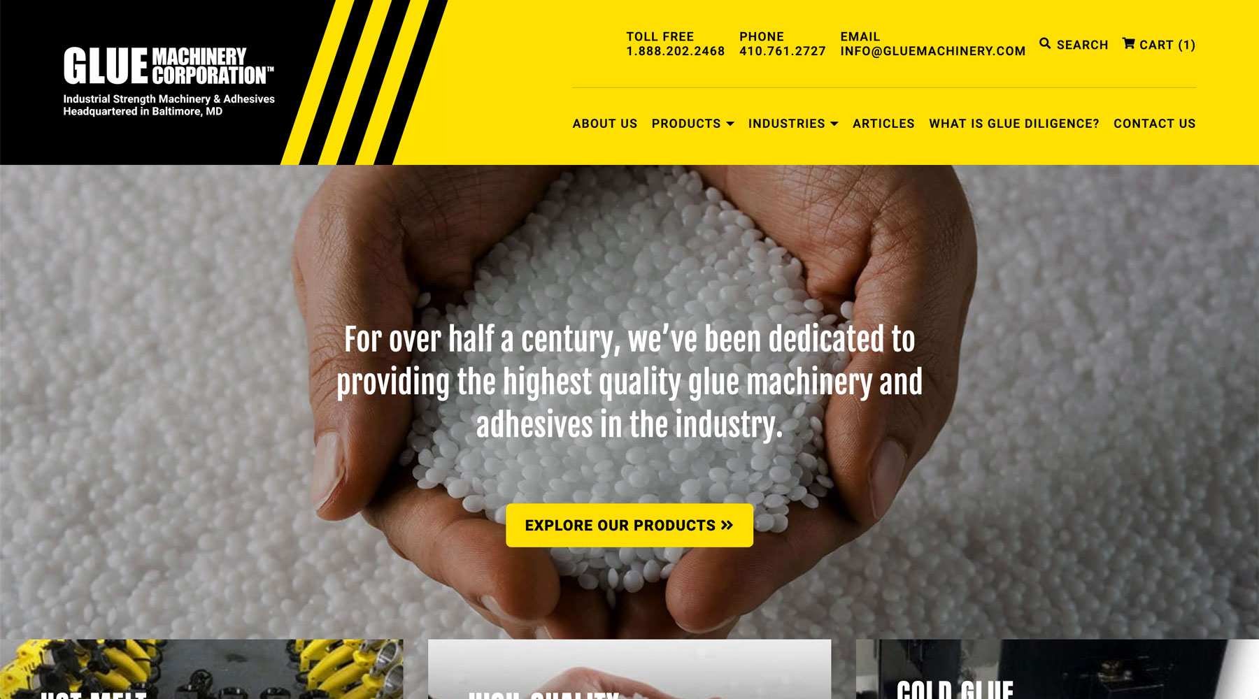 Glue Machinery Homepage